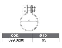 Set montare, toba esapament ASSO, Cod: 599.0280