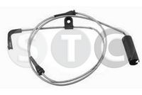 предупредителен контактен сензор, износване на накладките