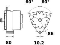 Thumbnail - Dynamo / alternator - MG125 - MAHLE