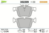 Bremsbelagsatz, Scheibenbremse