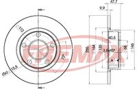 Bremžu diski BD-4062 FREMAX