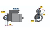 BOSCH Startmotor / Starter 5
