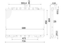 Thumbnail - Radiateur - CR2424000S - MAHLE