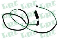 предупредителен контактен сензор, износване на накладките