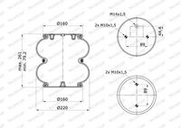 Federbalg, Luftfederung