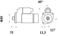 Thumbnail - Startmotor / starter - MS975 - MAHLE