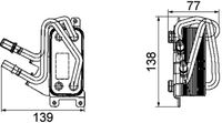 Thumbnail - Oliekoeler, motorolie - CLC67000P - MAHLE