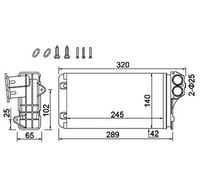 Wärmetauscher, Innenraumheizung