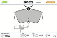 Bremsbelagsatz, Scheibenbremse