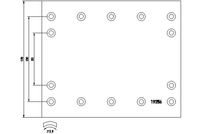 Bremsbelagsatz, Trommelbremse