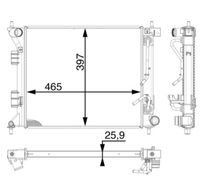 Thumbnail - Radiateur - CR1970000P - MAHLE