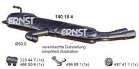 Toba esapament finala ERNST, Cod: 140164