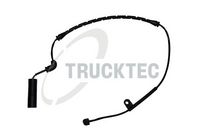 предупредителен контактен сензор, износване на накладките