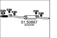 Mittelschalldämpfer