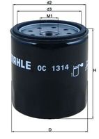 Thumbnail - Oliefilter - OC1314 - MAHLE