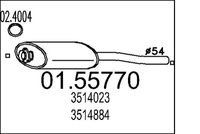 Mittelschalldämpfer