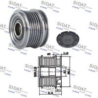 Fulie alternator SIDAT, Cod: 455013