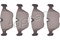 комплект спирачно феродо, дискови спирачки