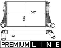 Thumbnail - Intercooler, inlaatluchtkoeler - CI387000P - MAHLE