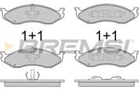 Комплект спирачно феродо, дискови спирачки BP2715 BREMSI