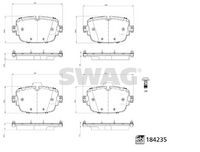 Set placute frana,frana disc SWAG, Cod: 33 10 9325