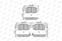 Bremsbelagsatz, Scheibenbremse