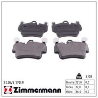 комплект спирачно феродо, дискови спирачки