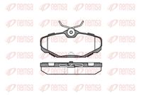 комплект спирачно феродо, дискови спирачки