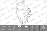 Bremsbelagsatz, Trommelbremse