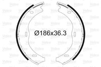 Bremsbackensatz, Feststellbremse