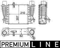Thumbnail - Intercooler, inlaatluchtkoeler - CI264000P - MAHLE