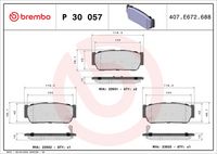 комплект спирачно феродо, дискови спирачки