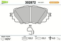Bremsbelagsatz, Scheibenbremse