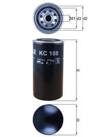 Thumbnail - Brandstoffilter - KC188 - KNECHT