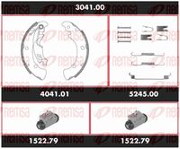 спирачен комплект, барабанни спирачки