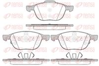 комплект спирачно феродо, дискови спирачки