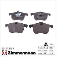 комплект спирачно феродо, дискови спирачки