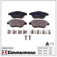 комплект спирачно феродо, дискови спирачки