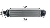 Thumbnail - Intercooler, inlaatluchtkoeler - CI617000P - MAHLE