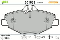 Bremsbelagsatz, Scheibenbremse