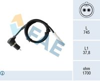 Sensor, Raddrehzahl Sensor, Raddrehzahl