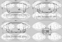 комплект спирачно феродо, дискови спирачки