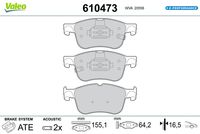Bremsbelagsatz, Scheibenbremse
