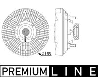 Thumbnail - Koppeling, radiateurventilator - CFC238000P - MAHLE