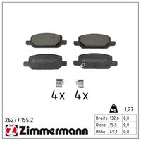 комплект спирачно феродо, дискови спирачки