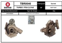 Compresor,sistem de supraalimentare EAI, Cod: TBR0046