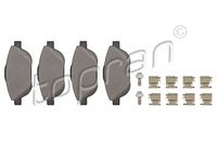 комплект спирачно феродо, дискови спирачки