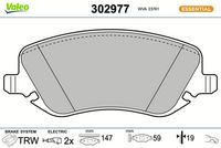 комплект спирачно феродо, дискови спирачки