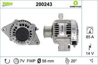 Generator / Alternator VALEO, Cod: 200243