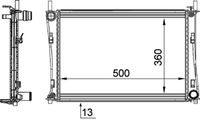 Thumbnail - Radiateur - CR1355000P - MAHLE